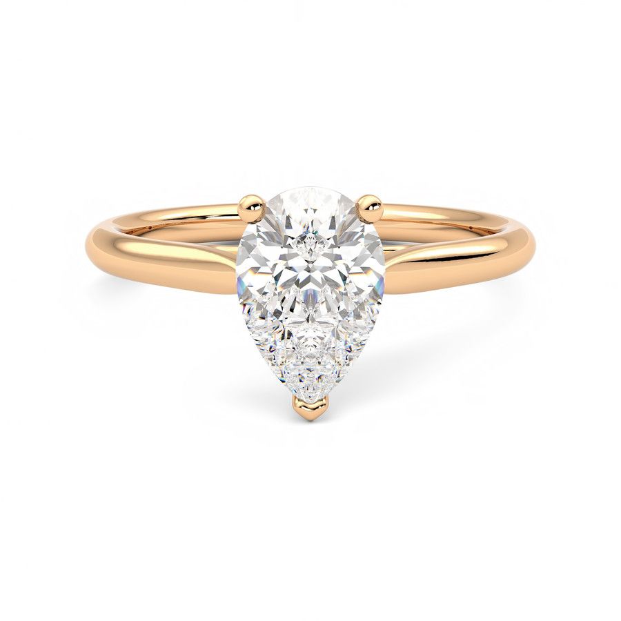 Taylor & Hart Hope Pear Engagement Ring 2