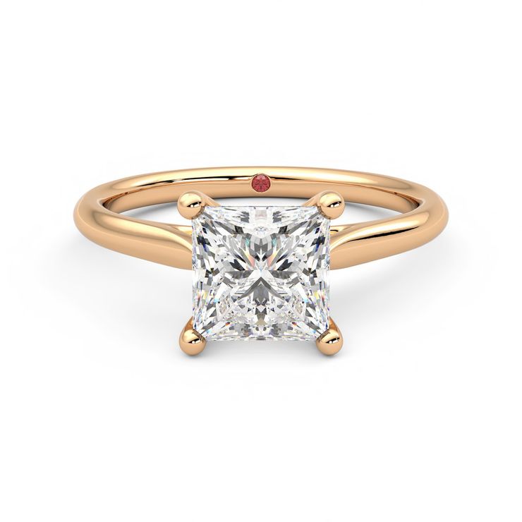 Taylor & Hart Hope Princess Engagement Ring 0