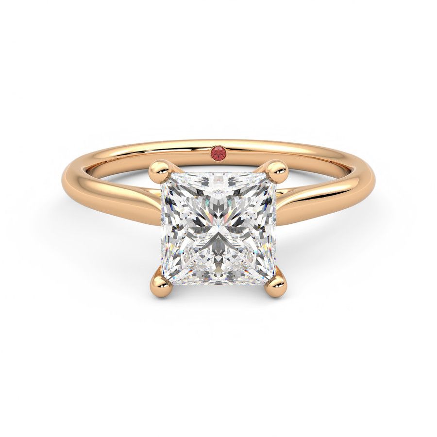 Taylor & Hart Hope Princess Engagement Ring 0