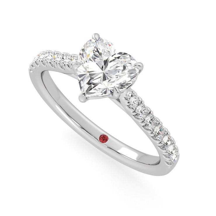 Taylor & Hart Aurora Heart Engagement Ring 0