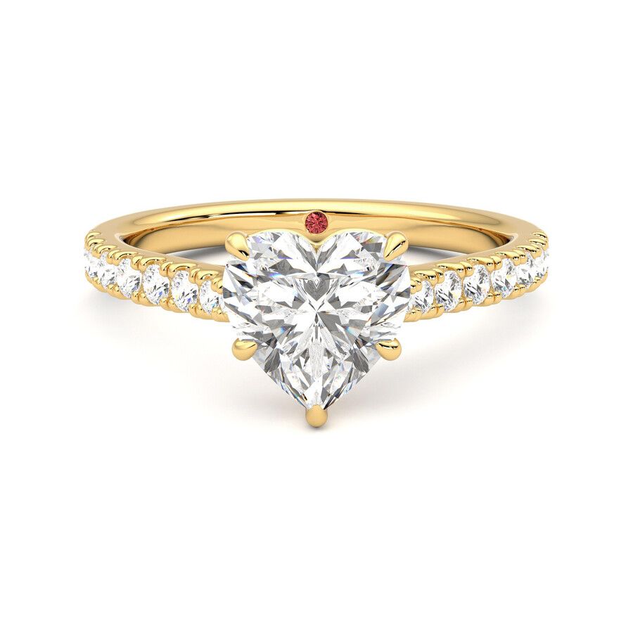 Taylor & Hart Aurora Heart Engagement Ring 0