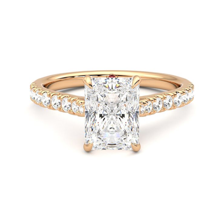 Taylor & Hart Aurora Radiant Engagement Ring 0