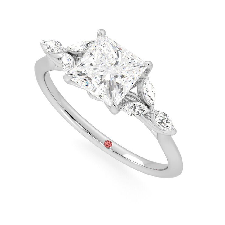 Taylor & Hart Tamora Princess Engagement Ring 0