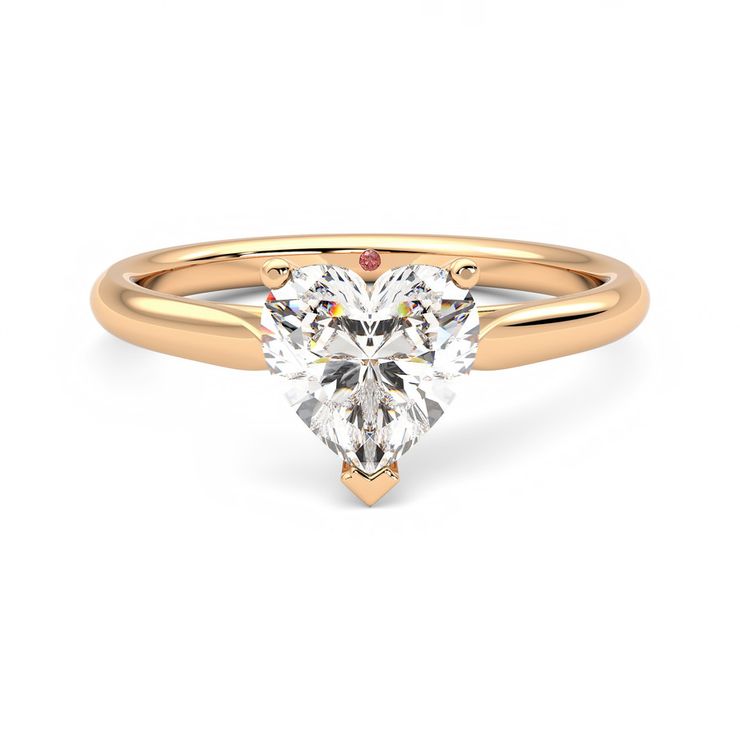 Taylor & Hart Hope Heart Engagement Ring 0