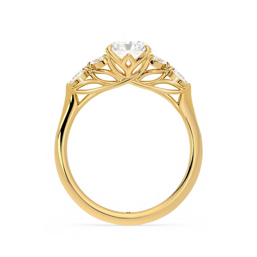 Taylor & Hart Tamora Radiant Engagement Ring 1