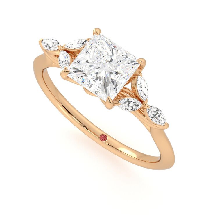 Taylor & Hart Tamora Princess Engagement Ring 0