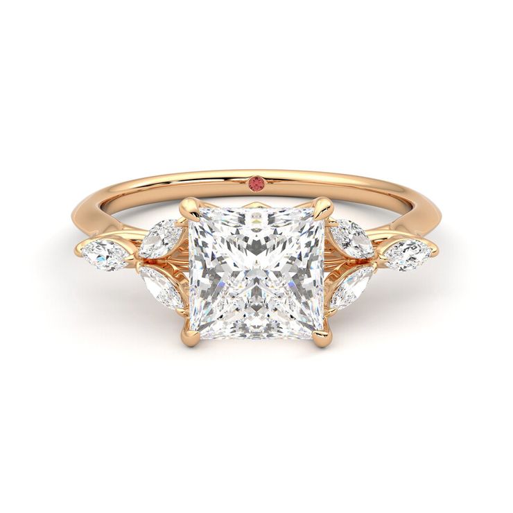 Taylor & Hart Tamora Princess Engagement Ring 0