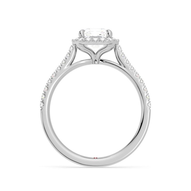 Taylor & Hart Allure Asscher Engagement Ring 1