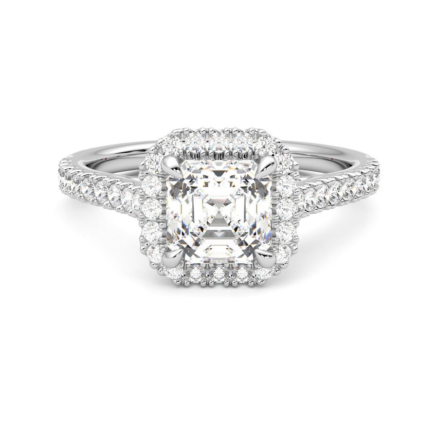 Taylor & Hart Allure Asscher Engagement Ring 2