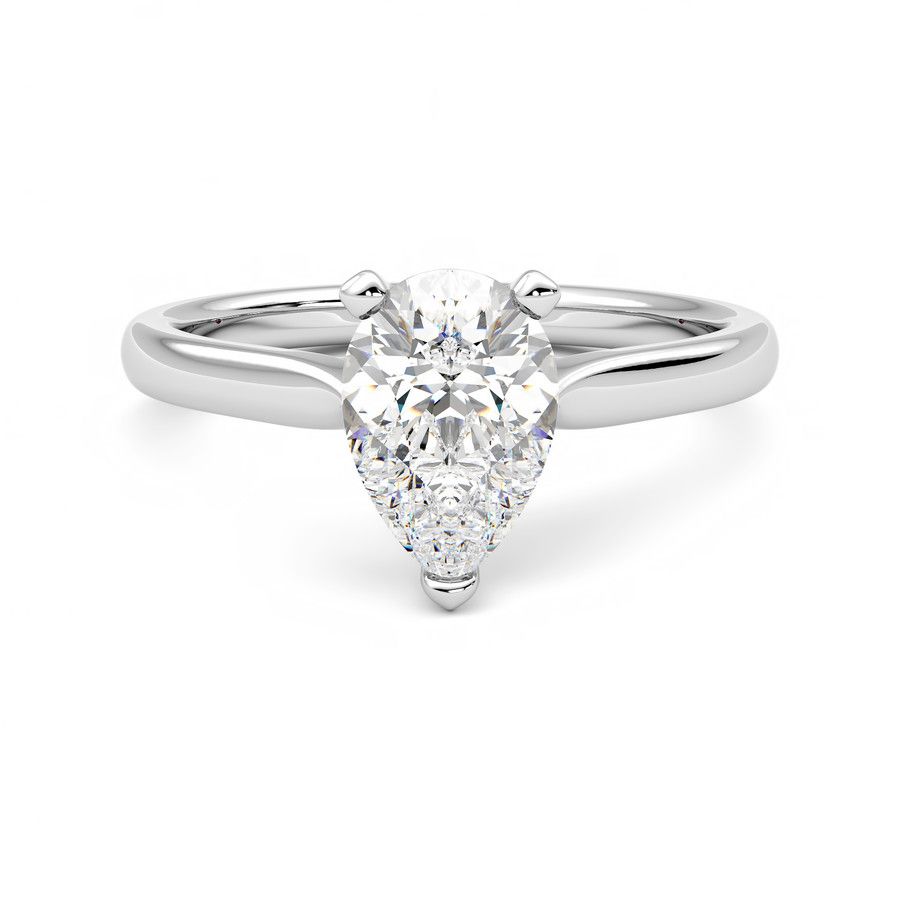 Taylor & Hart Eden Pear Engagement Ring 2