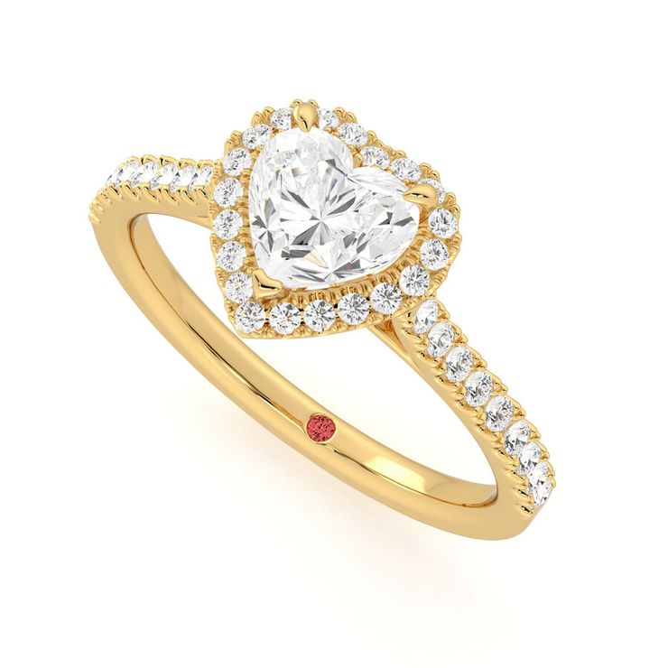 Taylor & Hart Allure Heart Engagement Ring 0