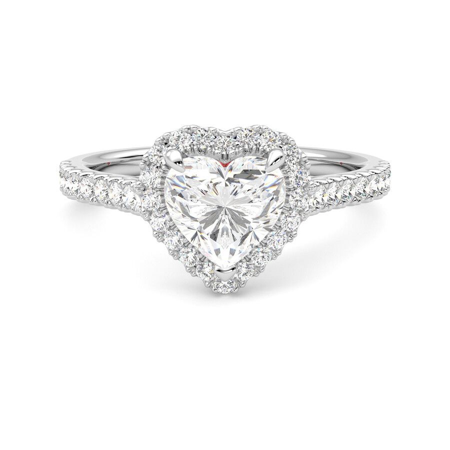 Taylor & Hart Allure Heart Engagement Ring 2