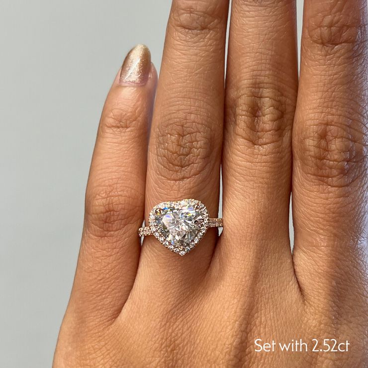 Taylor & Hart Allure Heart Engagement Ring 1