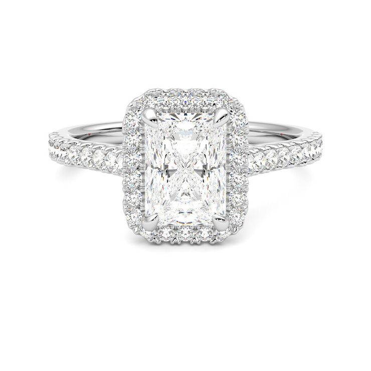 Taylor & Hart Allure Radiant Engagement Ring 0