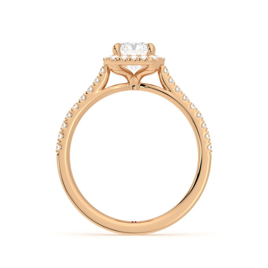 Taylor & Hart Allure Radiant Engagement Ring 1