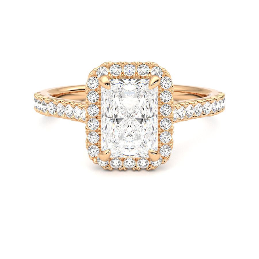 Taylor & Hart Allure Radiant Engagement Ring 2