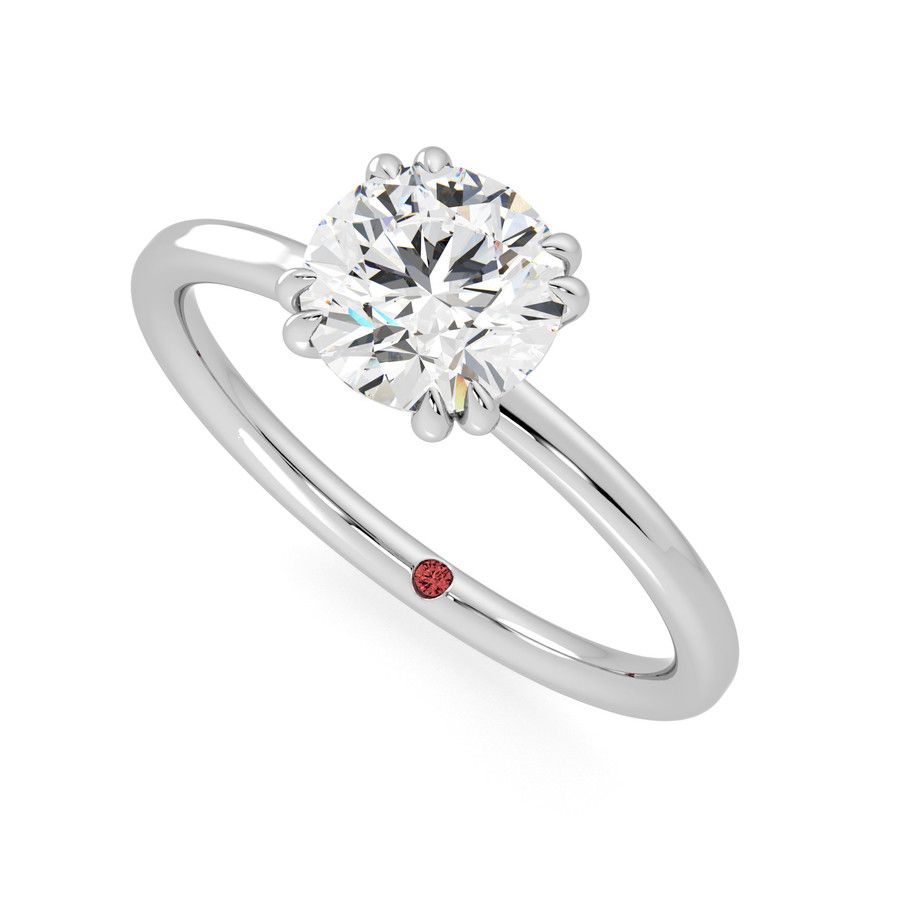 Taylor & Hart Sage Round Engagement Ring 0