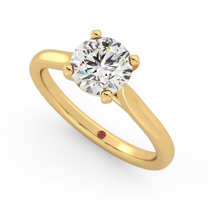 Taylor & Hart Eden Round Engagement Ring 0