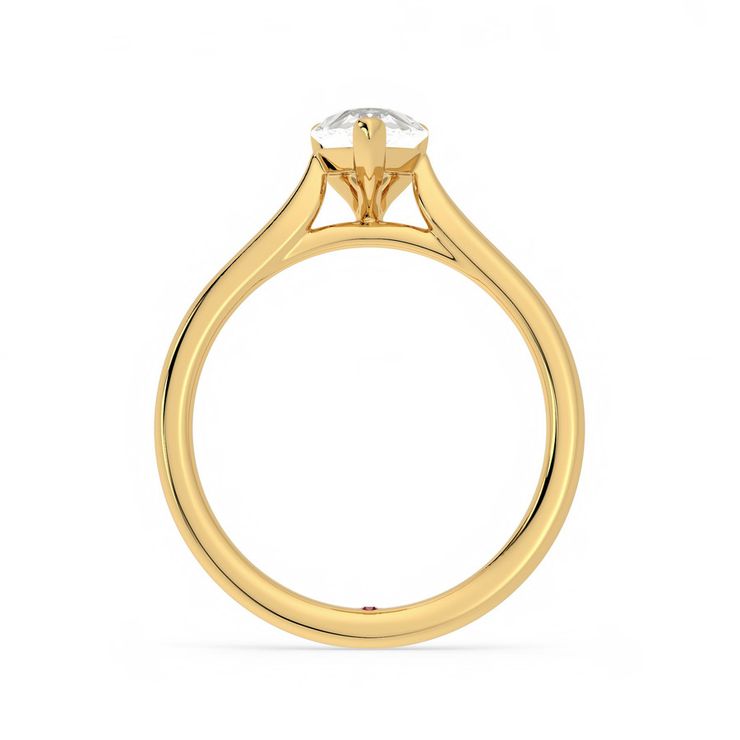 Taylor & Hart Eden Pear Engagement Ring 1