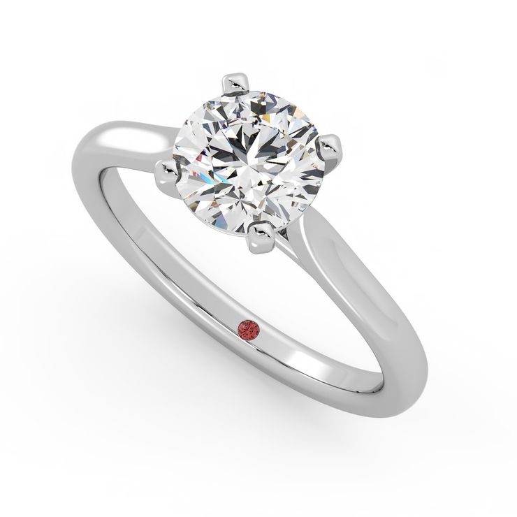 Taylor & Hart Eden Round Engagement Ring 0