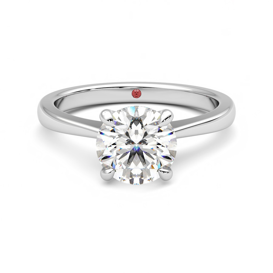 16 Gauge Ornate Opal Septum Ring - Silver - Cherry Diva