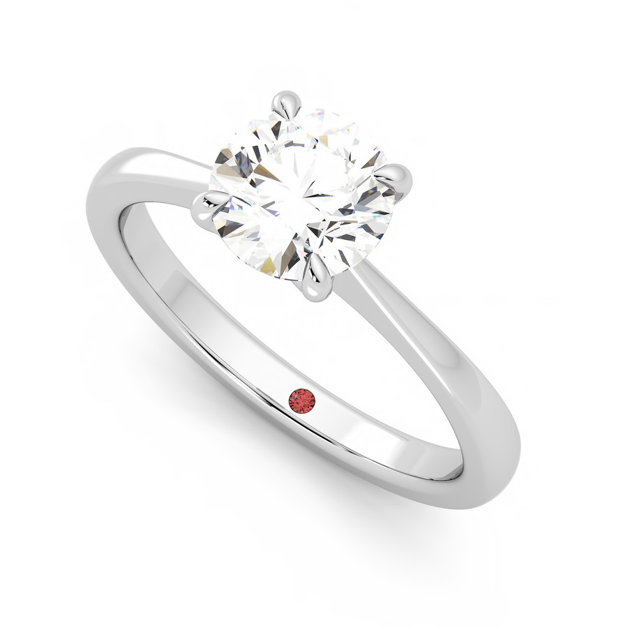 Elysium Ring - 0.90ct Round Lab-Grown Diamond