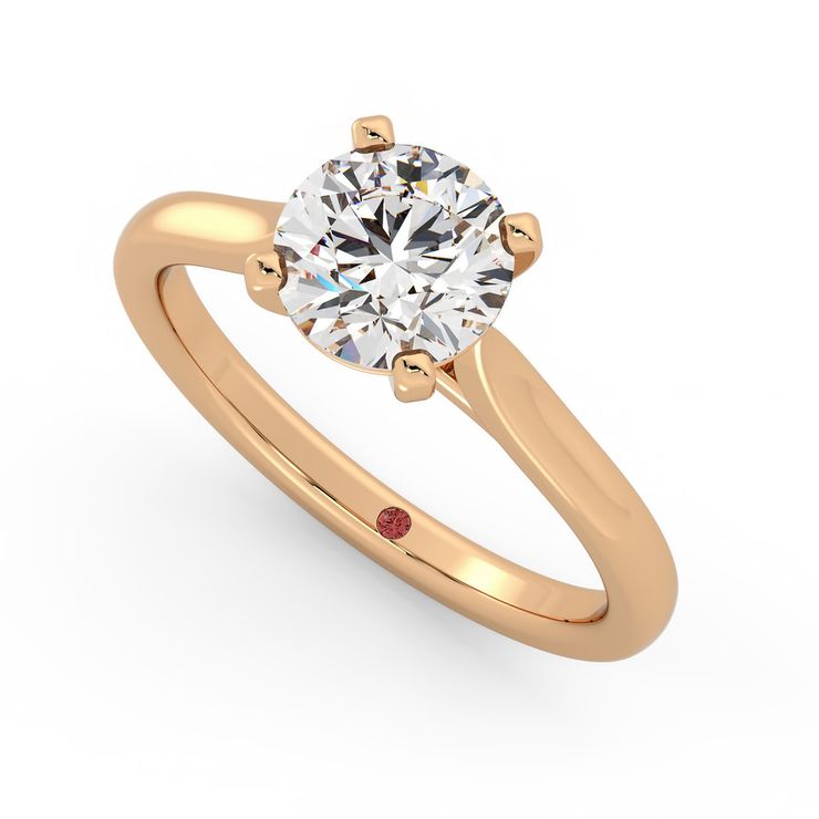 Taylor & Hart Eden Round Engagement Ring 0