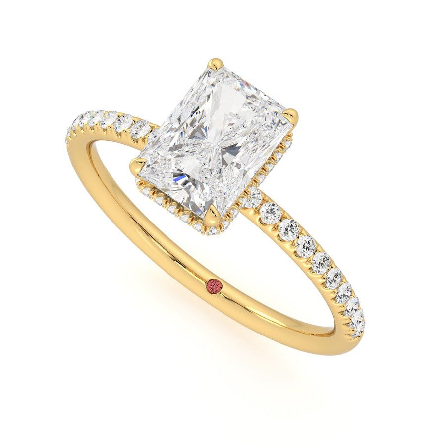 Taylor & Hart Thyme Radiant Engagement Ring 0