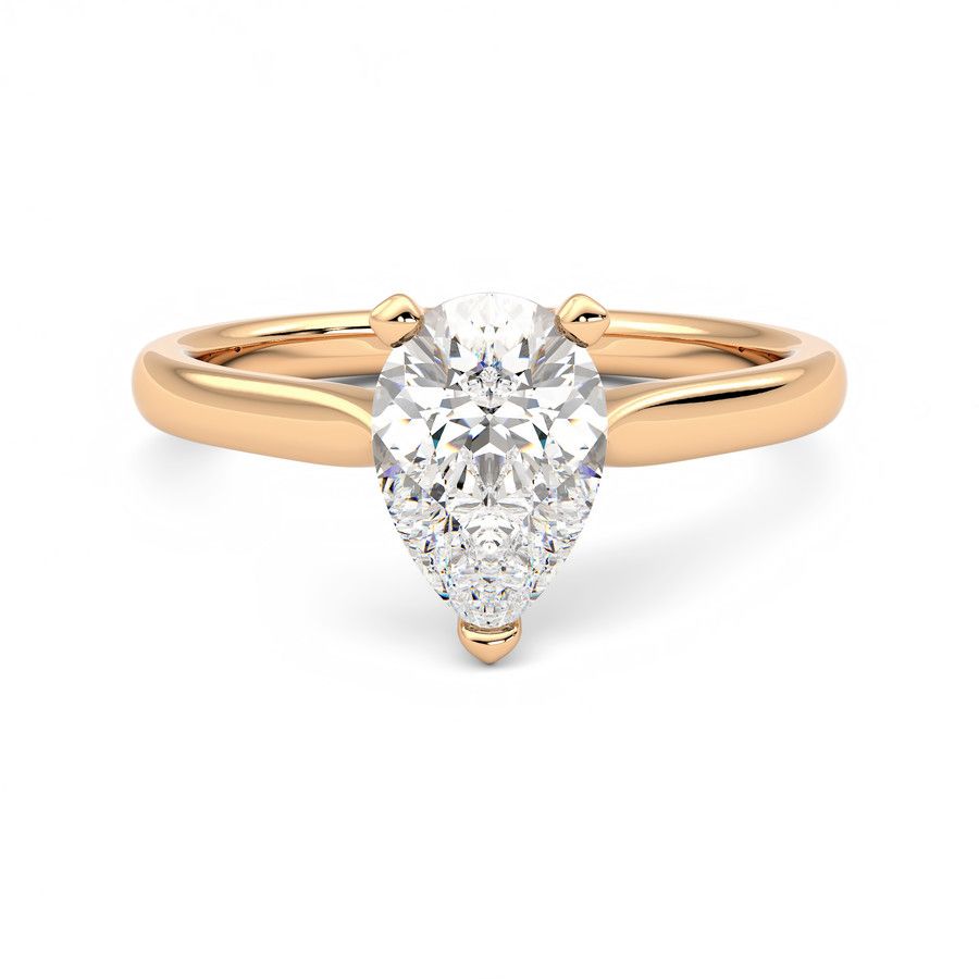 Taylor & Hart Eden Pear Engagement Ring 0