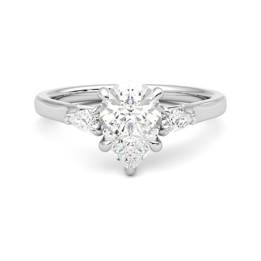 Taylor & Hart Faith Pear Engagement Ring 2