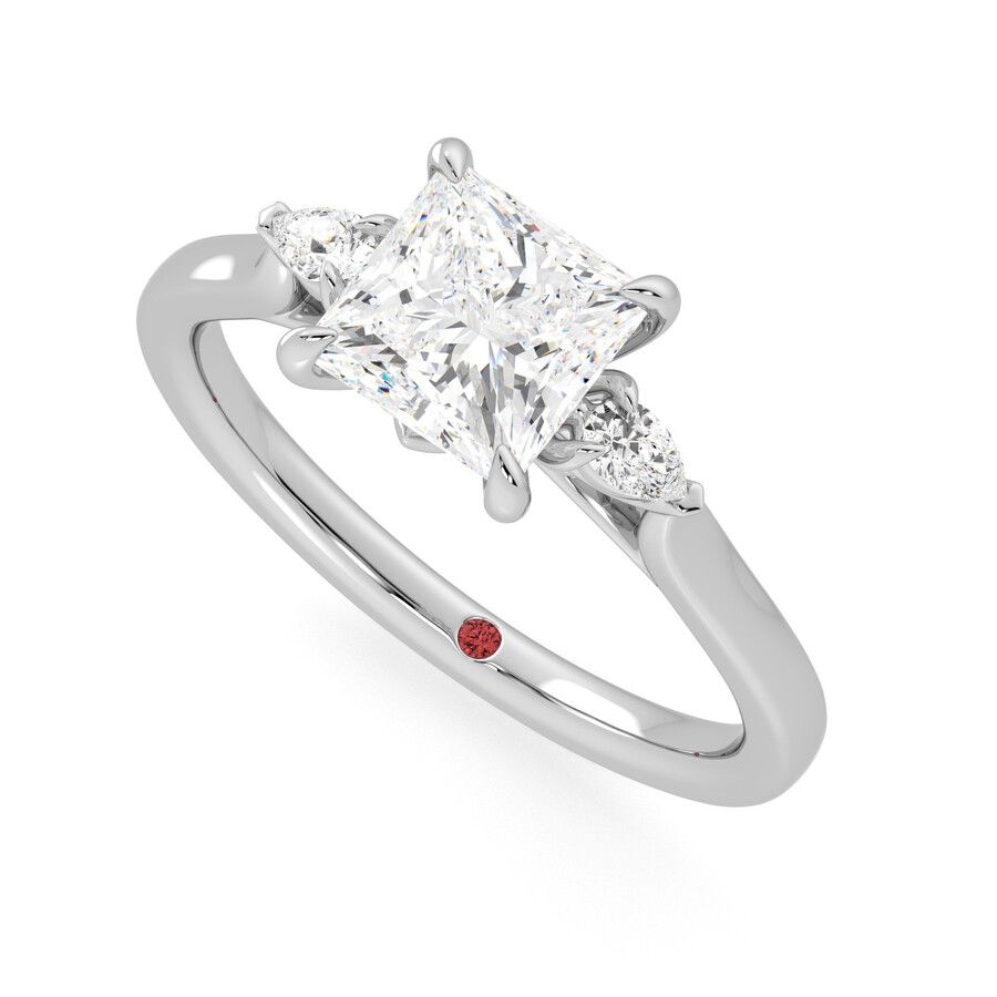 Taylor & Hart Faith Princess Engagement Ring 0