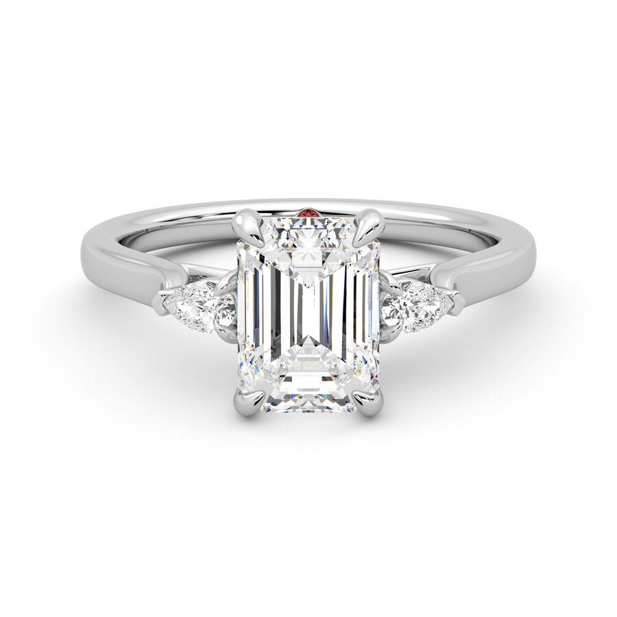 Taylor & Hart Faith Emerald Engagement Ring 2