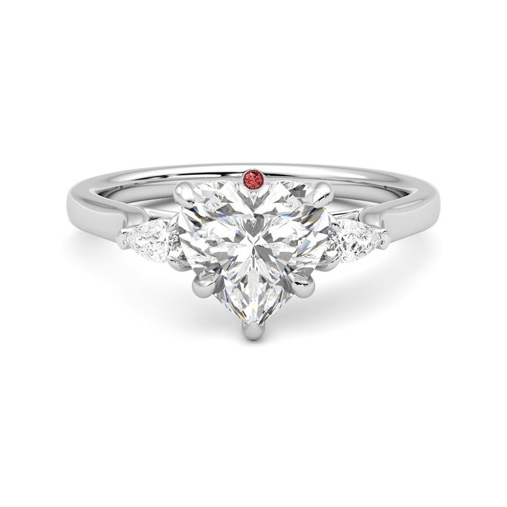 Taylor & Hart Faith Heart Engagement Ring 0