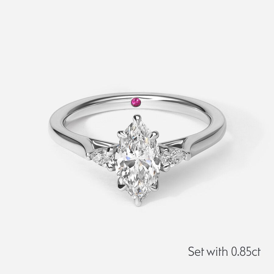 Taylor & Hart Faith Marquise Engagement Ring 3