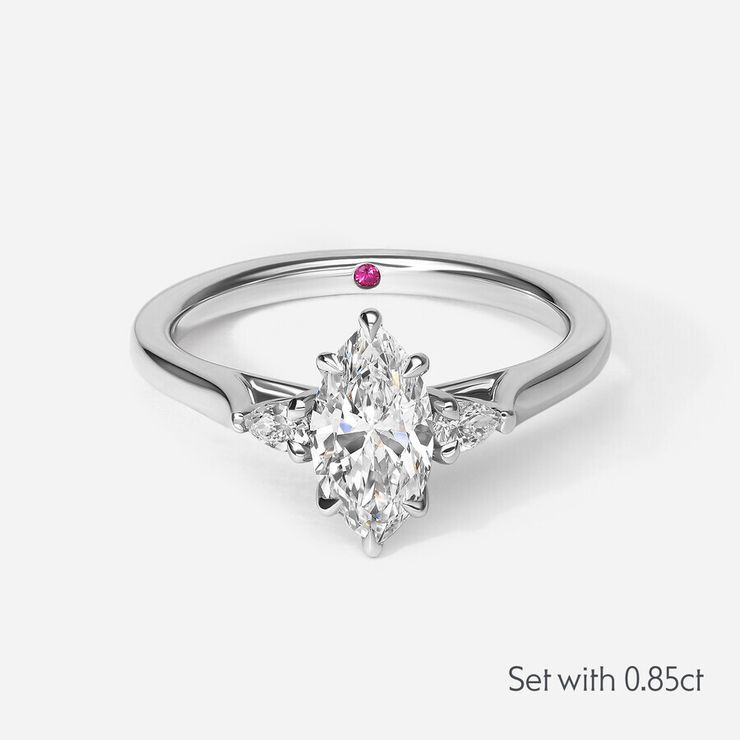 Taylor & Hart Faith Marquise Engagement Ring 1