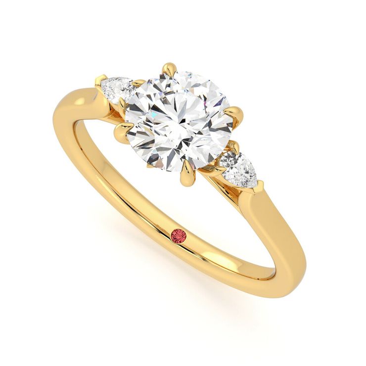 Taylor & Hart Faith Round Engagement Ring 0