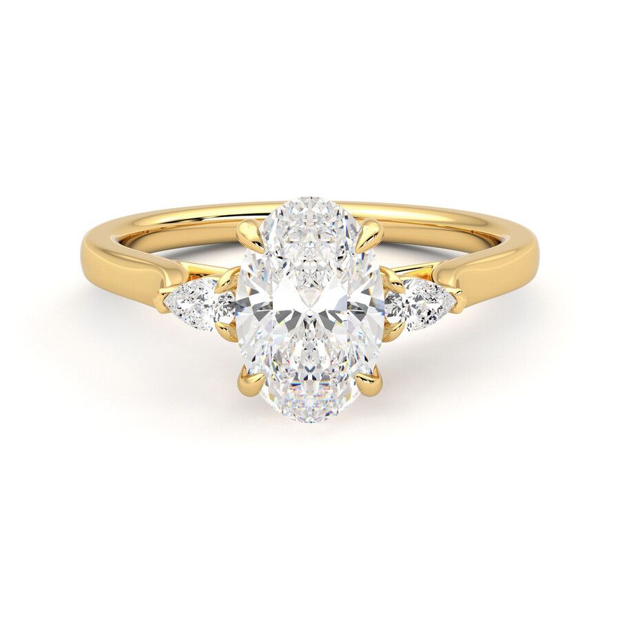 Taylor & Hart Faith Oval Engagement Ring 0