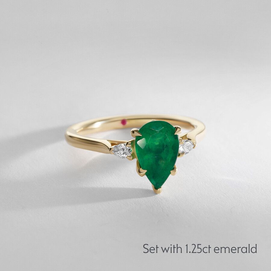 Taylor & Hart Faith Pear Engagement Ring 3