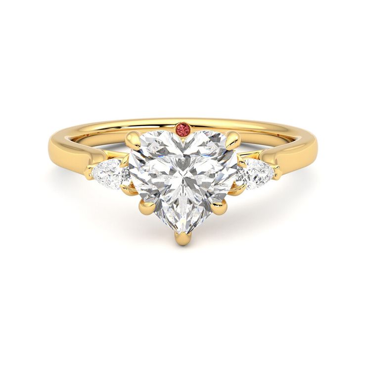 Taylor & Hart Faith Heart Engagement Ring 0