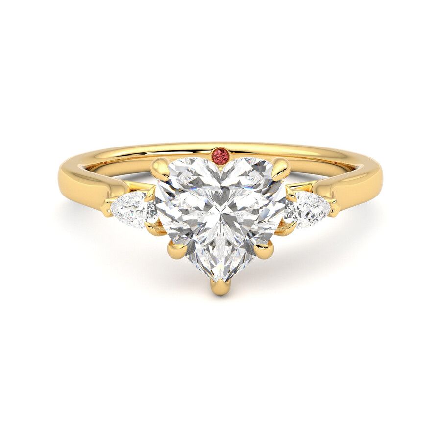 Taylor & Hart Faith Heart Engagement Ring 2