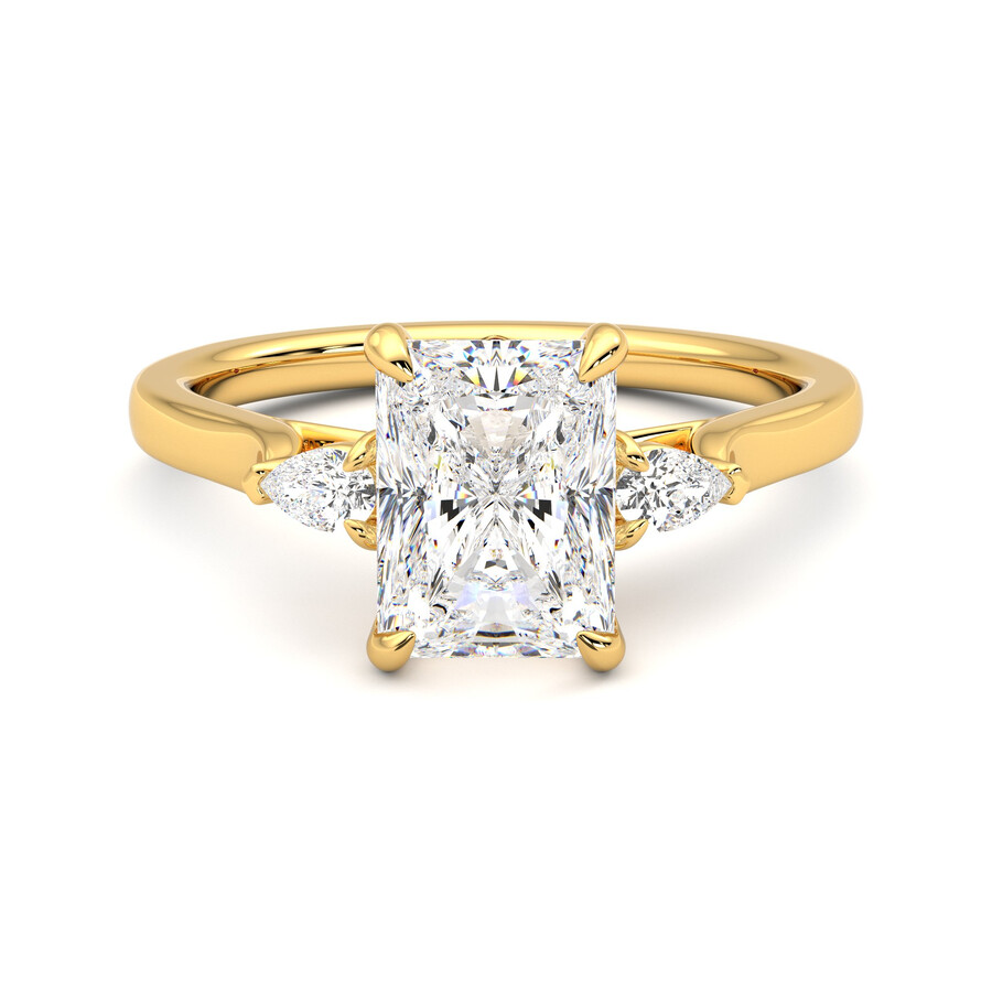 Radiant Reflections Crystal Open Ring