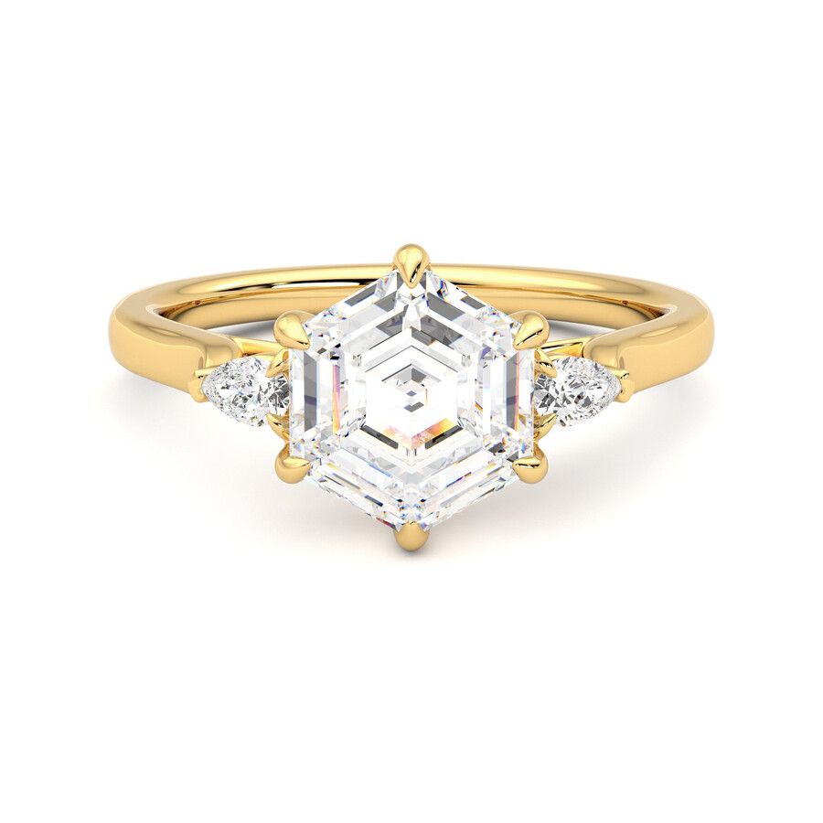 Taylor & Hart Faith Hexagonal Engagement Ring 2