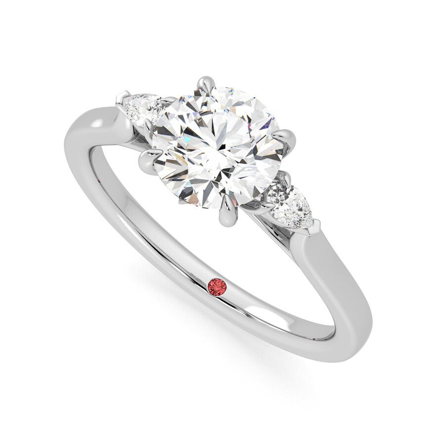 Taylor & Hart Faith Round Engagement Ring 0