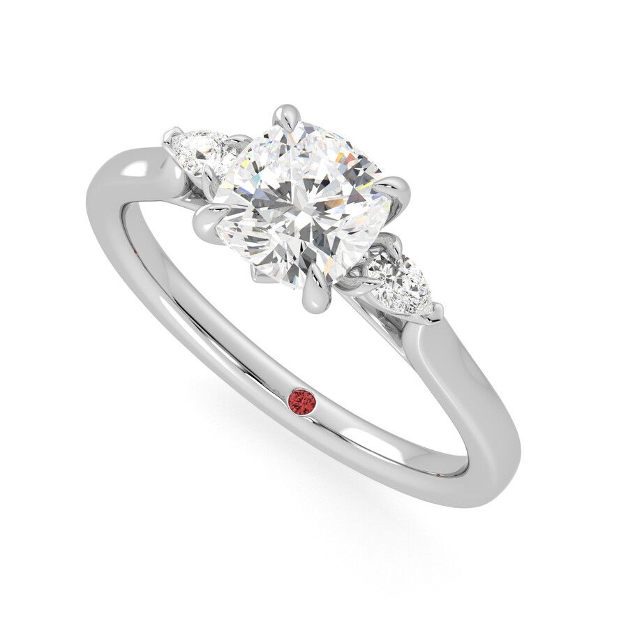 Taylor & Hart Faith Cushion Engagement Ring 0