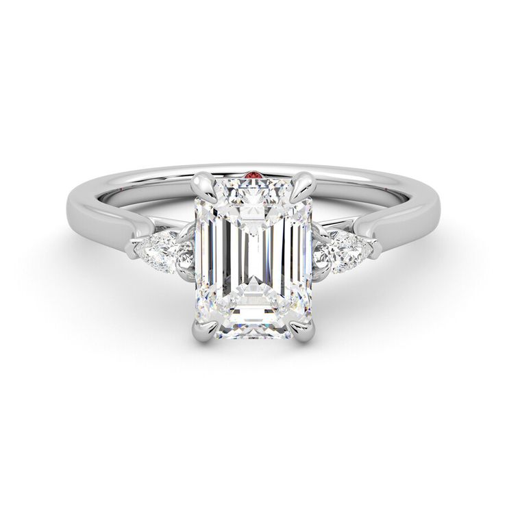 Taylor & Hart Faith Emerald Engagement Ring 0