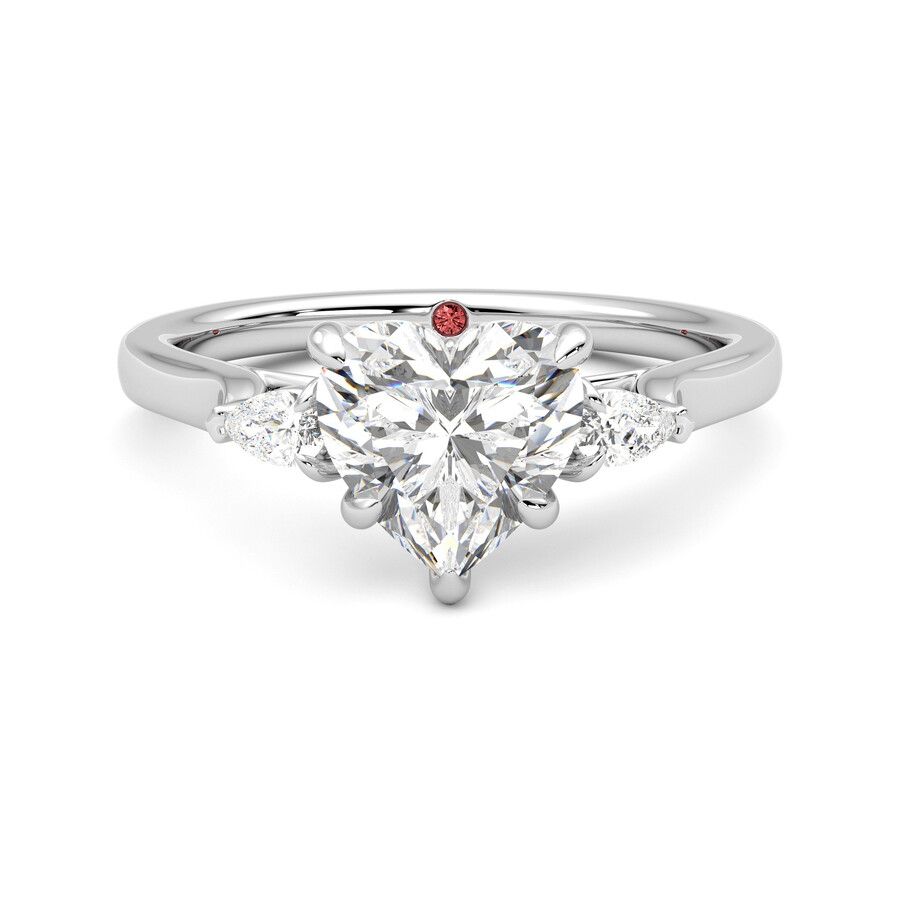 Taylor & Hart Faith Heart Engagement Ring 2