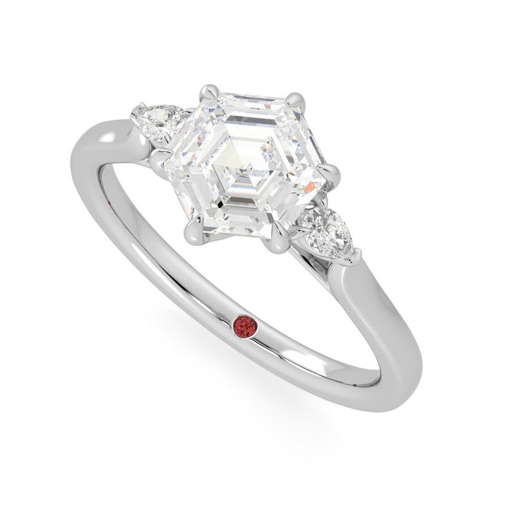 Taylor & Hart Faith Hexagonal Engagement Ring 0