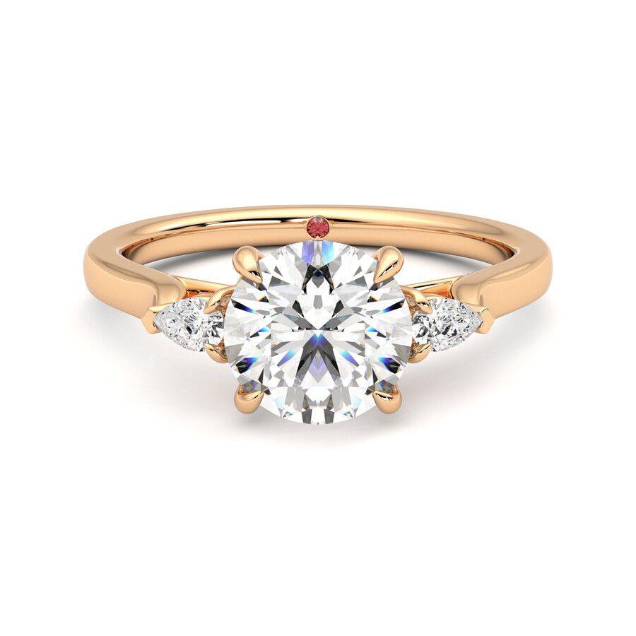 Taylor & Hart Faith Round Engagement Ring 0