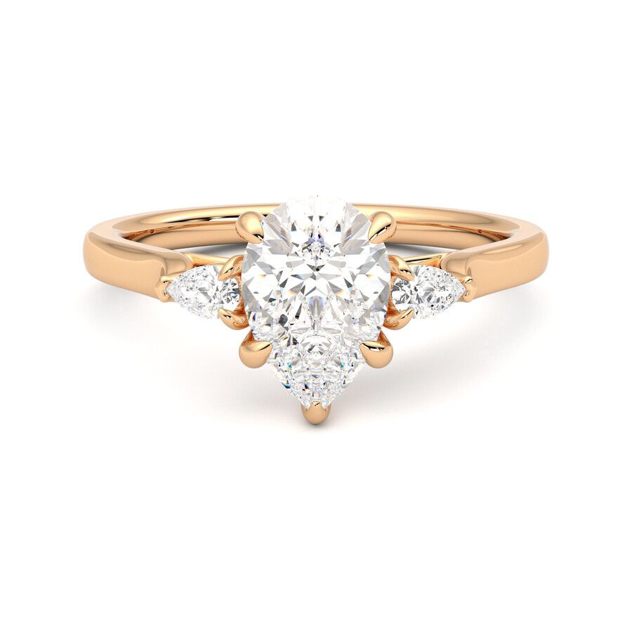 Taylor & Hart Faith Pear Engagement Ring 2