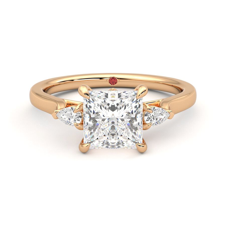 Taylor & Hart Faith Princess Engagement Ring 0